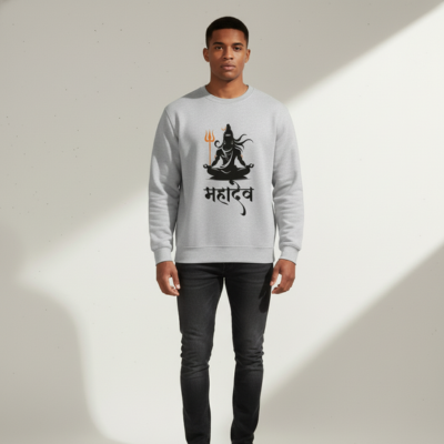 'Har Har Mahadev' Premium  Sweatshirt